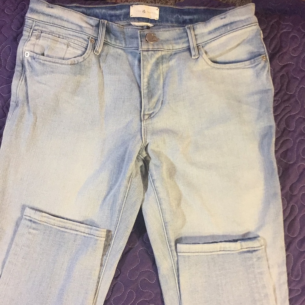 Lou & Grey slouchy skinny jeans